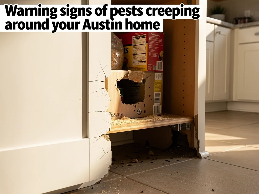 Warning signs of pests creeping around your Austin home